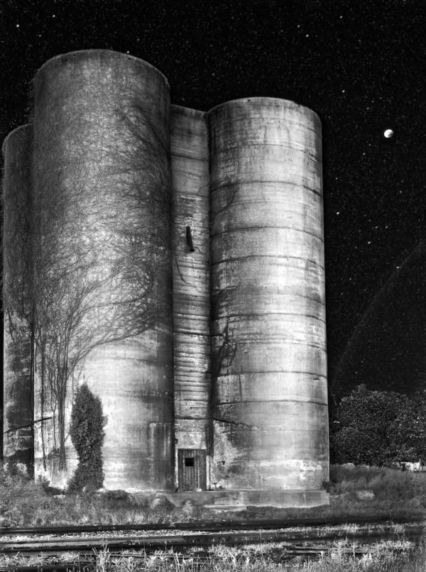 silos with lunar eclipse_20030515.jpg